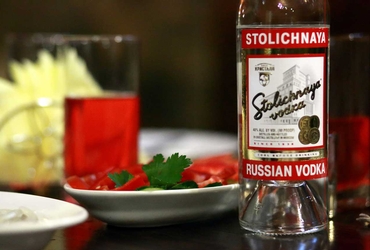Vodka on the Zakuska Table